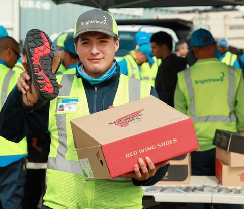BrightView Landscapes is equipping its team members with safety boots from Red Wing Shoes to help ensure safety and comfort in every aspect of their work. (Photo: Business Wire)