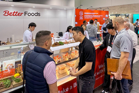 At the Natural Product Expo West (NPEW) 2024, Better Foods introduced meat alternative products and menus developed using the products to the spectators. (Photo: BETTER FOODS INC.)