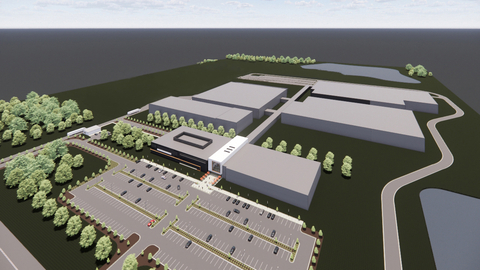 Rendering of new planned SCHOTT Pharma manufacturing facility in Wilson, North Carolina. (Photo: Business Wire)