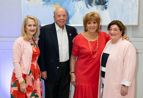 (From left to right) Dr. Stacey E. Rosen, benefactors Saul and Iris Katz, and Dr. Elizabeth Cohn at the 9th annual Katz Institute for Women’s Health Lunch & Learn event held in Boca Raton, Florida in February 2024 (Credit: Northwell Health)