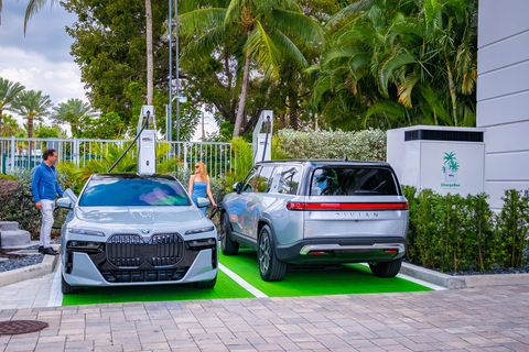 ADS-TEC Energy unveiled the first deployment of its ChargeBox at a multi-family residential complex during a special ceremony at the Marina Palms Yacht Club and Residences in North Miami Beach. (Photo: Business Wire)