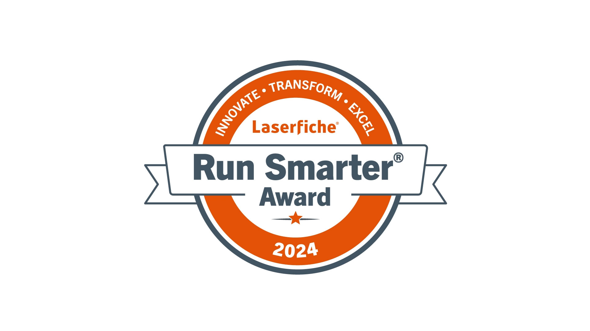 2024年Laserfiche Run Smarter奖获奖者