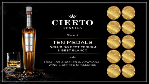 Cierto Tequila Named Best Tequila at the 2024 Los Angeles Invitational Wine & Spirits Challenge (Graphic: Business Wire)