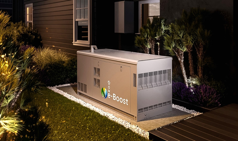 HOMe-Boost installed in a typical house with ATS integrated into home electrical system* (Photo: Business Wire)