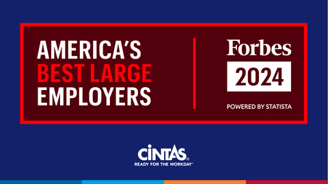 Industry peers and employee-partners continue to recognize Cintas as a great place to work. (Graphic: Business Wire)