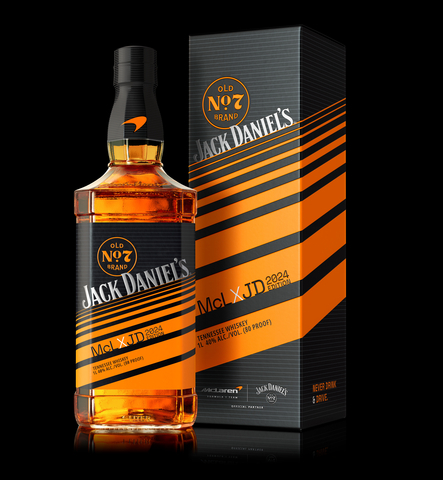 Jack Daniel’s and McLaren Racing Unveil 2024 Edition of Limited Tennessee Whiskey Bottle (Photo: Business Wire)