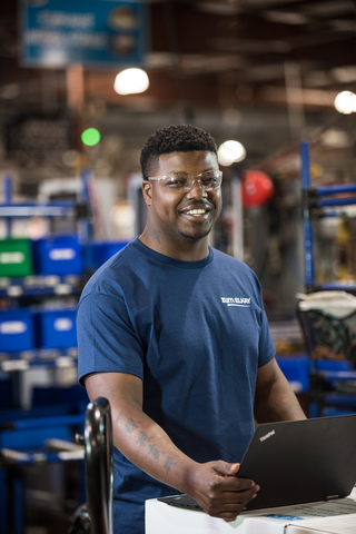 Zurn Elkay's mission of providing clean water systems delivered by exceptional people relies on attracting, developing, retaining and empowering outstanding talent. Pictured is Hoyal McLean, a senior quality technician at the company's facility in Sanford, NC. (Photo: Business Wire)