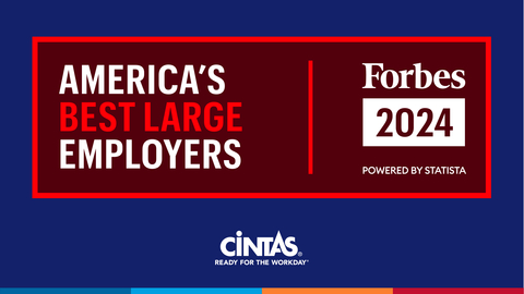 original Industry peers and employee-partners continue to recognize Cintas as a great place to work. (Graphic: Business Wire)