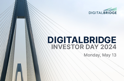 DigitalBridge Group, Inc. will host an Investor Day on May 13, 2024, at 2:00 pm EDT. (Graphic: Business Wire)
