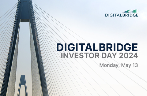 original DigitalBridge Group, Inc. will host an Investor Day on May 13, 2024, at 2:00 pm EDT. (Graphic: Business Wire)