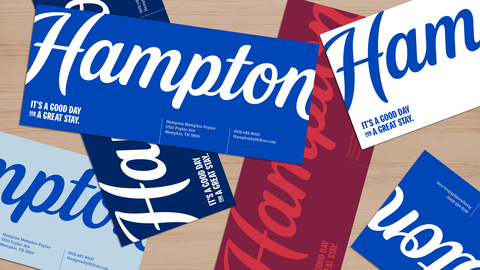 Hampton by Hilton's updated visual identity honors the brand’s legacy of being a trusted, reliable, and friendly brand, retaining equity in the areas that Hampton is known for today while modernizing to meet the travel needs of global consumers.  (Photo: Hilton)