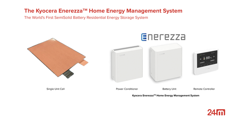 24M and Its Licensing Partner Kyocera Honored by the Electrochemical Society of Japan as 2024 Technology Award Winner for Commercialization of the 24M SemiSolid™ Battery Cell