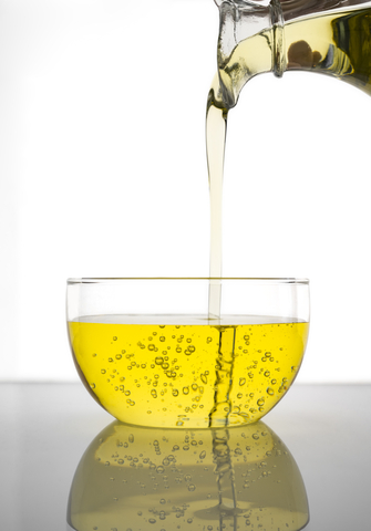 Microalgae oil produced through fermentation. (Photo: Karl Nielsen)