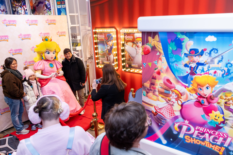 Nintendo is celebrating the launch of the Princess Peach: Showtime! game by taking inspiration from the game’s Sparkle Theater for a special weekend-long event. The event, which features gameplay on the Nintendo Switch system and theatrical photo ops, runs through March 24 at the Nintendo New York store in Rockefeller Center.