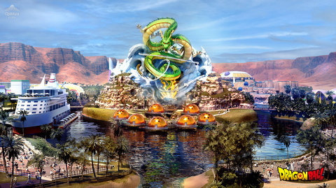 An image of the forthcoming, first-ever Dragon Ball theme park. Falcon’s Creative Group, a division of Falcon’s Beyond Global, Inc., is the master planner and creative guardian of the park. (Photo: Falcon's Creative Group)