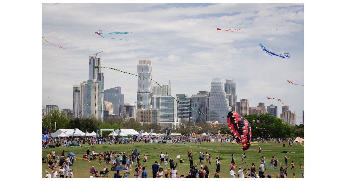 96th ABC Kite Fest Takes Flight in Zilker Park on Sunday, April 14