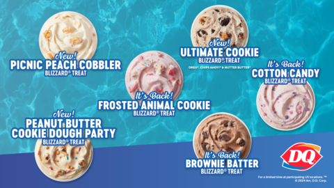 Dairy Queen announces inaugural opening of the DQ® FREEZER, Summer Blizzard Menu Flavors & BOGO deal beginning April 1. (Photo: Business Wire)