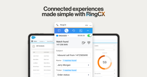 RingCX provided by RingCentral (Graphic: Business Wire)