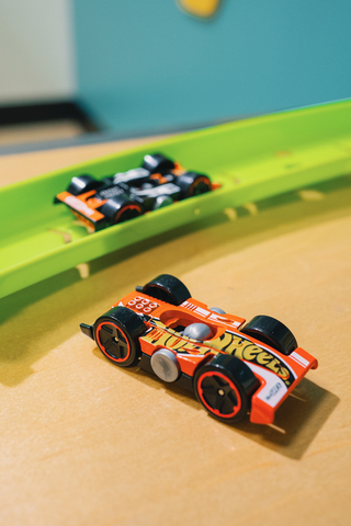 Mattel's Hot Wheels® Flippin Fast™ die-cast, a new vehicle designed to encourage an open-ended play experience, was developed in partnership with the Autistic Self Advocacy Network (ASAN). (Photo: Business Wire)
