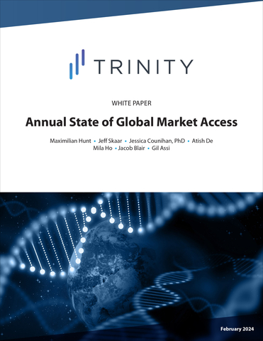 Trinity Life Sciences reveals six key global market access trends that life sciences companies need to be monitoring. The "Annual State of Global Market Access" white paper is now available. (Photo: Trinity Life Sciences)