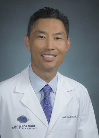 Joshua Kim, M.D., Glaucoma, Laser Cataract & Lens Replacement Surgeon, Center For Sight | US Eye (Photo: Business Wire)