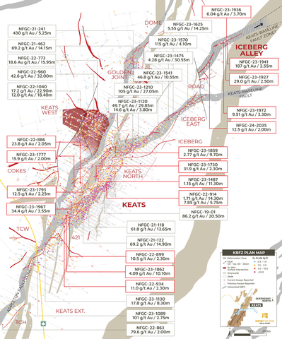 thumbnail Figure 2. Keats, Iceberg, Iceberg East, and Iceberg Alley plan view map (Photo: Business Wire)