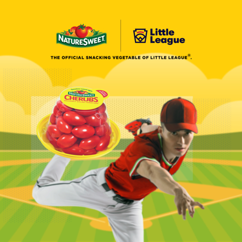 NatureSweet teams up with Little League to become "The Official Snacking Vegetable of Little League Baseball and Softball" (Graphic: Business Wire)