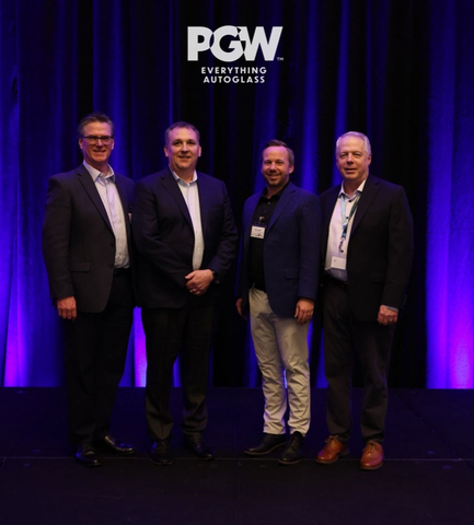 original PGW Executive Team from left-to-right COO Bill Marshall, CEO Todd Fencak, CFO Eric Andres and Senior VP of Sales Tim Glover (Photo: Business Wire)