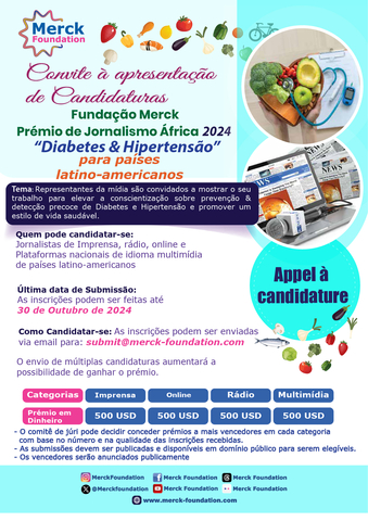 thumbnail Merck Foundation Announced "Diabetes and Hypertension" Media Recognition Awards 2024 for Latin American Countries (Graphic: Business Wire)