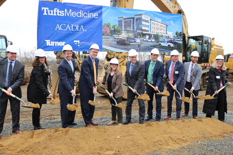 Tufts Medicine and Acadia Healthcare Break Ground on the Construction of a New Behavioral Health Hospital in Malden, Massachusetts, with an anticipated opening in Fall of 2025. (Photo: Business Wire)