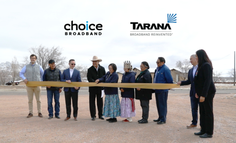Choice Broadband and Tarana have officially launched a new ngFWA broadband network in Tohatchi, New Mexico. This is the first of many upgraded networks that will equip residents and businesses of Navajo Nation, the largest indigenous tribe in the United States, with reliable, high-speed internet (Photo: Business Wire)