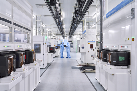 original The UK’s first 300mm semiconductor fabrication line at Pragmatic Park, Durham, UK (Photo: Business Wire)
