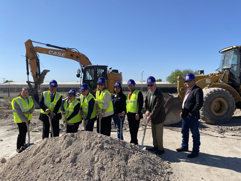Representatives from organizations involved in the project break ground for Rio Manor Apartments additions in Del Rio, Texas. (Photo: Business Wire)