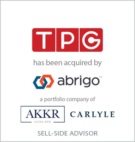 D.A. Davidson & Co. served as exclusive strategic and financial advisor to TPG Software, an industry leader in investment accounting and management solutions, in its sale to Abrigo, a leading provider of compliance, credit risk, and lending solutions for financial institutions. (Graphic: Business Wire)