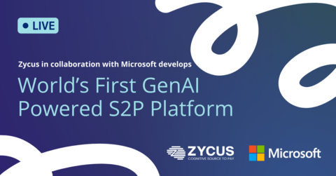 original Zycus launched world's first Generative AI powered S2P platform in collaboration with Microsoft (Graphic: Business Wire)