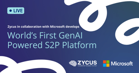 Zycus launched world's first Generative AI powered S2P platform in collaboration with Microsoft (Graphic: Business Wire)