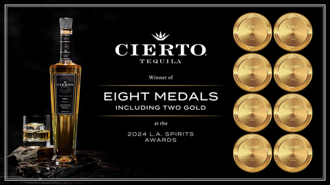 Cierto Tequila Wins Eight Medals at the 2024 L.A. Spirits Awards (Graphic: Business Wire)