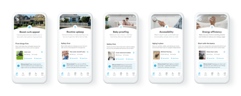 Thumbtack now offers personalized step-by-step guides to help homeowners know which projects to complete based on their goals. (Graphic: Business Wire)
