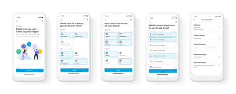 Thumbtack’s one app for your home provides personalized guidance and recommendations based on your home’s essential details, features and systems. (Graphic: Business Wire)