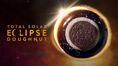 Krispy Kreme’s Total Solar Eclipse Doughnut will be available Friday, April 5 through Monday, April 8. (Photo: Business Wire)
