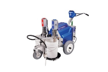 Gone are the days of manually mixing in buckets and worrying about costly mix errors. Graco’s TruMix XT variable-ratio mixing system is a revolutionary solution for mixing 2-component floor coatings. This system is capable of mixing up to 120 gallons per hour, can support nearly any ratio with superior accuracy, and mix consistency over traditional bucket batch methods. (Photo: Business Wire)