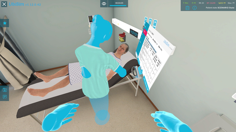 Screenshot from one of UbiSim's award-winning immersive virtual reality (VR) simulations. UbiSim has been named the winner of the "Cool Tool Award" for VR/AR by EdTech Digest. (Photo: Business Wire)