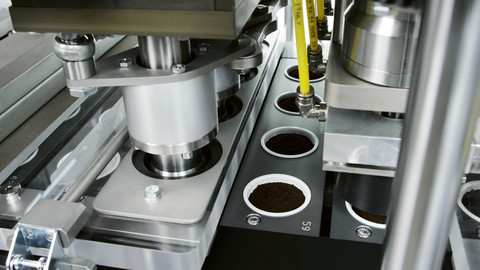 Every IMA Coffee pod filling and sealing machine can handle compostable coffee pods made from Ingeo™ PLA biopolymer. (Photo: Business Wire)