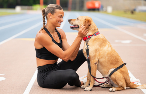 World Silver Medalist Heptathlete Anna Hall believes in the power of optimal nutrition to fuel her performance on and off the track. She sees a remarkable difference in her pet Lab Emma’s happiness and wellbeing since feeding her Nulo pet food. See her story at: https://nulo.com/ambassador-stories/anna-hall-and-emma (Photo: Business Wire)