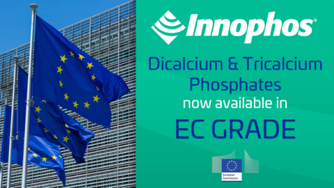 Innophos Dicalcium and Tricalcium Phosphates now available in EC Grade