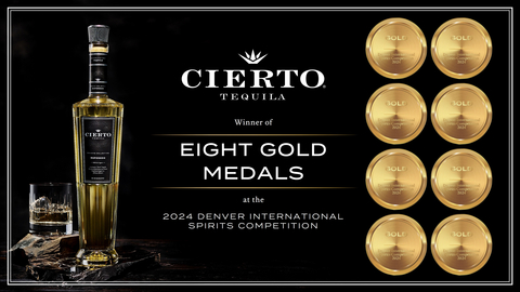 Cierto Tequila Awarded Eight Gold Medals at the 2024 Denver International Spirits Competition (Graphic: Business Wire)