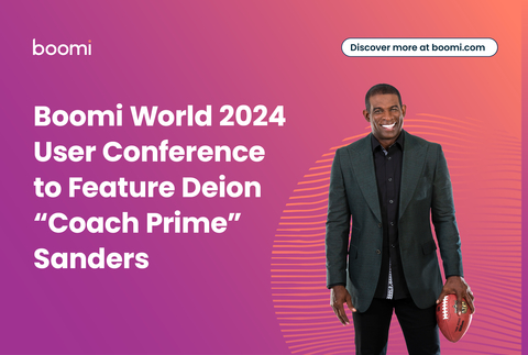 Boomi World 2024 User Conference to Feature Deion “Coach Prime” Sanders (Graphic: Business Wire)