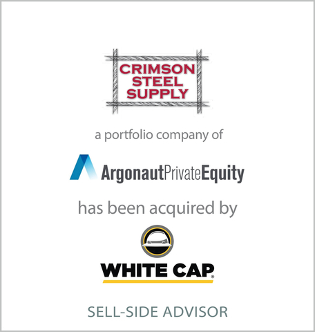 D.A. Davidson Acts as Exclusive Financial Advisor to Crimson Steel Supply on Its Sale to White Cap. (Graphic: Business Wire)