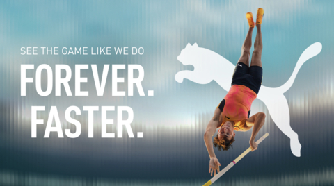 Das Sportunternehmen PUMA hat seine erste weltweite Markenkampagne seit über 10 Jahren präsentiert: „FOREVER. FASTER – See The Game Like We Do“. (Photo: Business Wire)