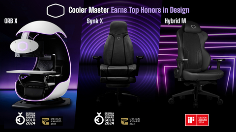 Cooler Master's Tech Lifestyle Products Receive Prestigious Design Awards (Graphic: Business Wire)